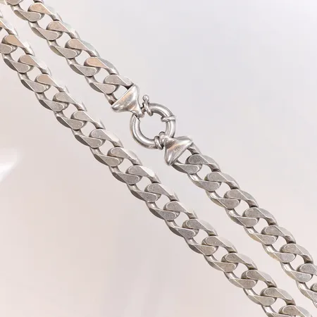 Halskedja Pansar, längd 47cm, bredd 13mm, 925/1000 silver Vikt: 119,7 g