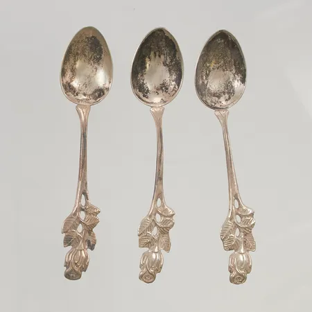 Skedar 3st 9,5cm silver s830/1000 23,2g.