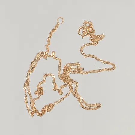 Kedja, trasig 18K 1,1g.