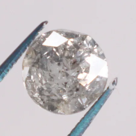 1 lös diamant ca: 1x1,20ct TC/P3 ojämn slipning på rondisten äldre slipning