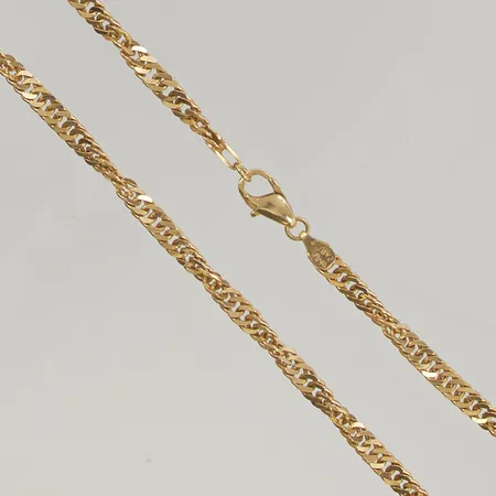 Kedja, 57,5cm bredd:4,4mm 18K 27,8g.
