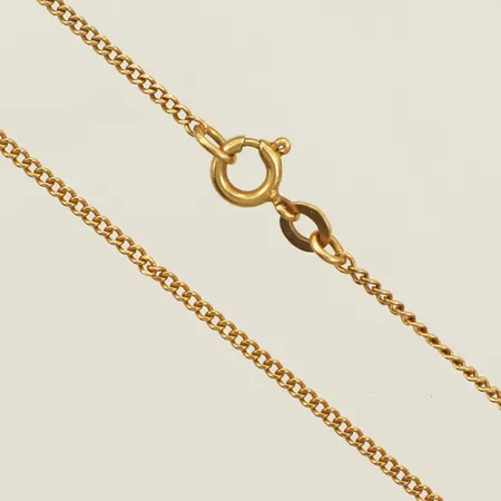 Kedja Pansar längd 44,5cm, bredd 1,5mm 18K Vikt: 3,5 g