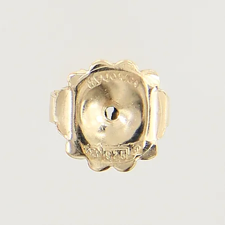 Udda snurrebus 10x8,5mm förgylld silver 925/1000 Vikt: 0,5 g