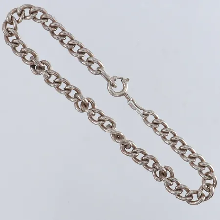 Armband pansar längd 19,5cm bredd 5mm Silver 830/1000.  Vikt: 11,9 g
