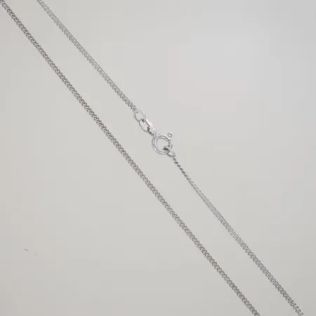 Halskedja pansar längd 42 cm bredd 2mm,silver 925/1000  Vikt: 3 g