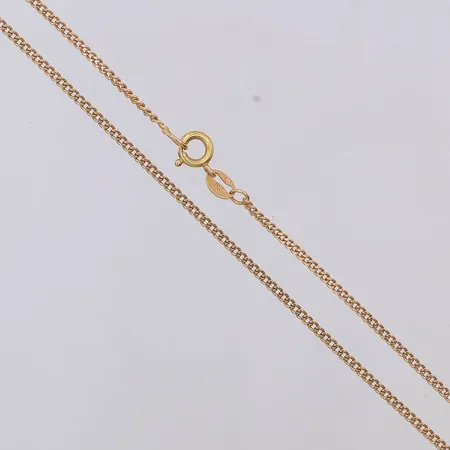 Kedja Pansar längd 43,5cm bredd 1,5mm, 18K Vikt: 3,9 g