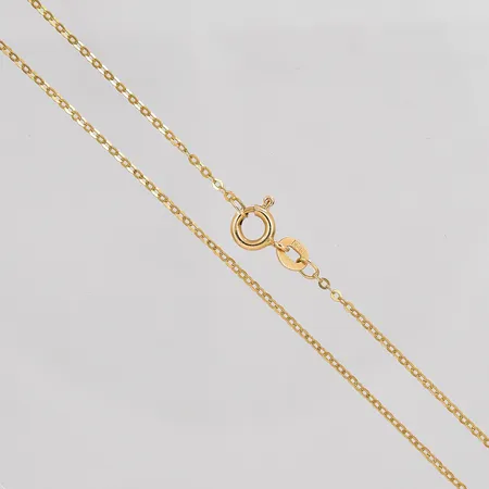 Kedja Ankar längd 46cm bredd ca 1,5mm 18K Vikt: 1,9 g