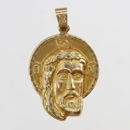 Hänge Jesus 40x24,5mm ink ögla 14K. Vikt: 4,8 g