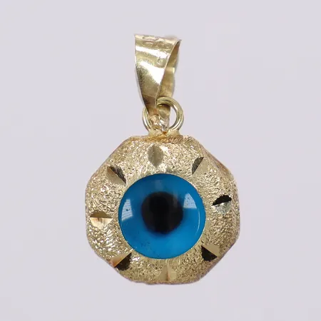 Hänge öga längd: ca 1,7cm Ø ca 10mm ögla defekt förgyllt 830/1000 silver Vikt: 1,1 g