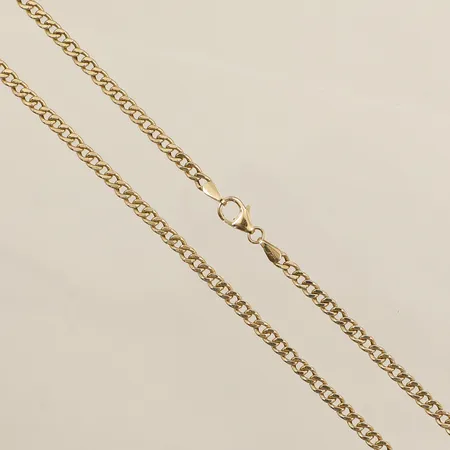 Kedja Pansar längd 50cm bredd 3mm ihålig GHA 18K Vikt: 5,1 g