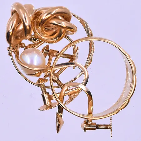Diverse guld 18K. Vikt: 8,6 g