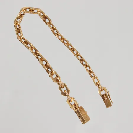 Armband Ankar längd 19cm, doserad 4,5-6,5mm, Lindberg & Schönning, 18K Vikt: 24 g