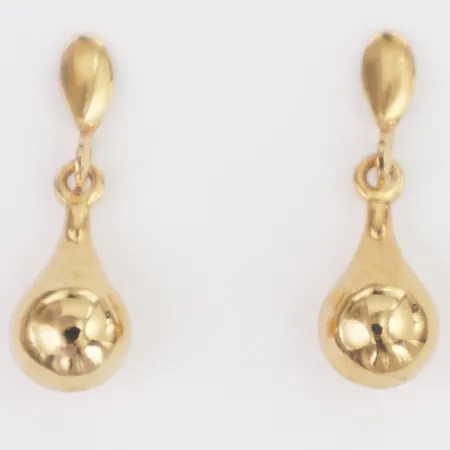 Örhängen droppar längd 15mm, 18K Vikt: 0,9 g