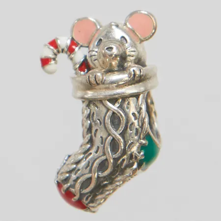 Berlock Pandora "The Magic of Christmas", 16mm x 10mm, silver 925/1000 Vikt: 3 g