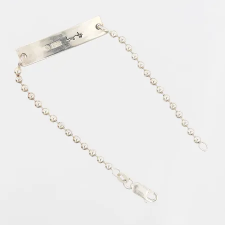 Armband "Carpe diem" Efva Attling längd 17cm, bredd 3-7,5mm, silver 925/1000 Vikt: 7,9 g