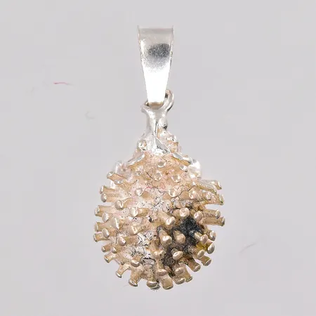 Hänge Igelkott 20x10mm 925/1000 silver Vikt: 1,7 g