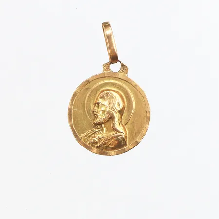 Hänge, Jungfru Maria och Jesusbarnet, 23mm, 18K Vikt: 1,4 g