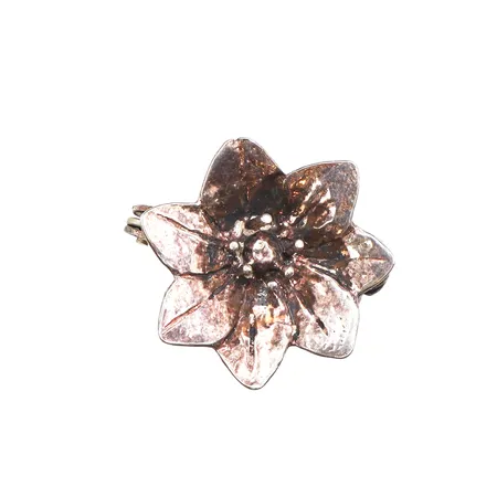 Brosch, Ø21mm, otydlig finhaltstämpel, silver Vikt: 3,1 g