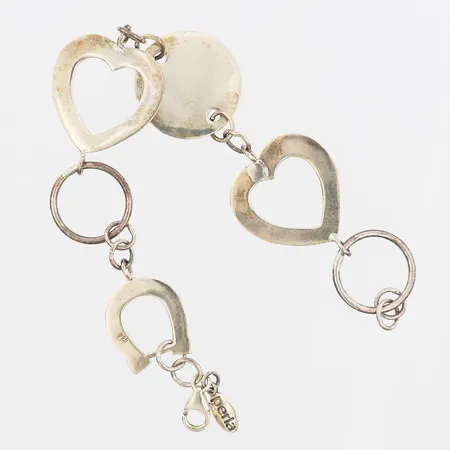 Armband längd 18,5cm, bredd 24mm, silver 925/1000 Vikt: 15,2 g