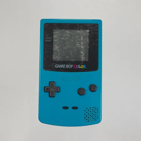 Nintendo Gameboy Color Teal, CGB-001, CH19984565, sliten box, åldersbetingat slitage, funktionstestad. Vikt: 0 g