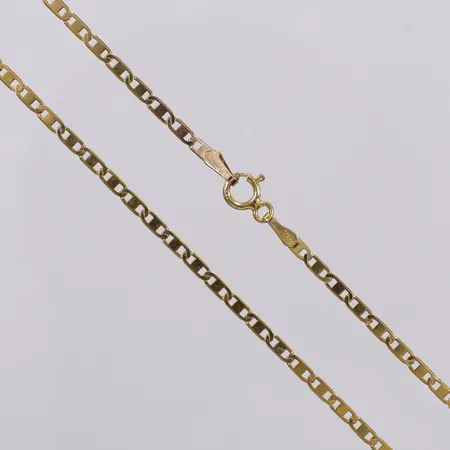 Kedja längd: ca 50,3cm bredd: ca 2mm 14K Vikt: 3,4 g