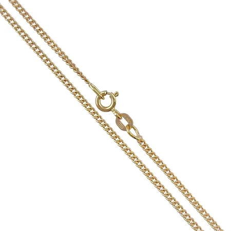 Halskedja Pansar i 18K guld Guldfynd (GHA), längd 42,0 cm, bredd 1,7 mm, fint skick Vikt: 4,8 g
