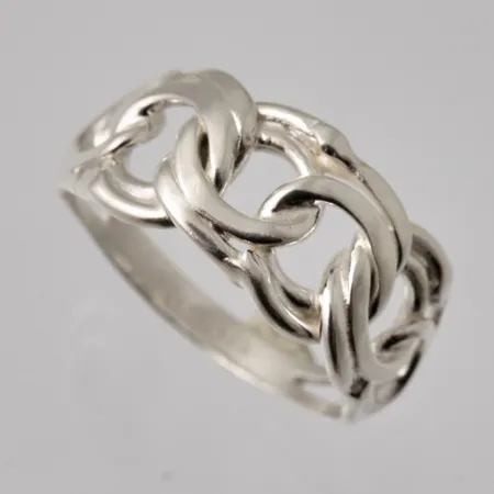 Ring stl:16¾ bredd 1,6-8,5mm Bismarck silver 925/1000, 2,63g.