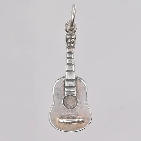 Hänge Gitarr 30x10mm silver Vikt: 2,5 g