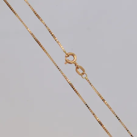 Kedja Venezia längd 36cm, bredd 1mm, GHA, 18K Vikt: 2 g