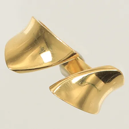 Ring öppen stl 18½ bredd 4-10mm, Guldfynd, 18K 5,1g 