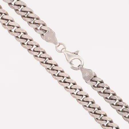 Kedja Pansar 54,5cm bredd: 7mm, lås något slappt, silver 925/1000 Vikt: 47,6 g