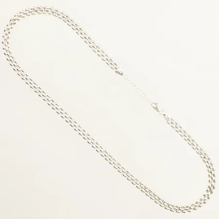 Collier längd 43-45cm bredd 6,3mm silver 925/1000 Vikt: 13,9 g