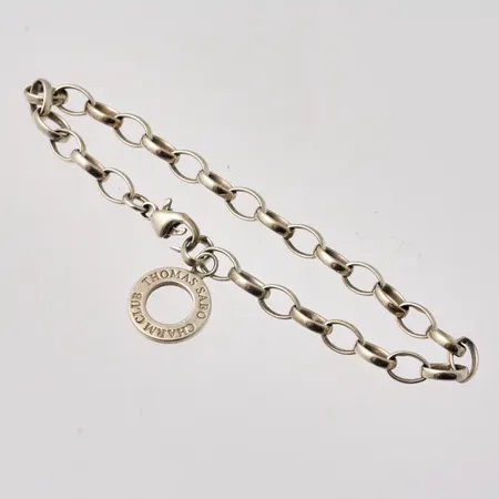 Armband 20cm, ankar, ¨Thomas Sabo Charm Club¨, bredd 5mm, silver 925/1000, 7,85g.