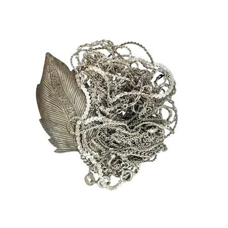 Halskedjor + hänge silver bruksmärken/defekter Vikt: 35 g