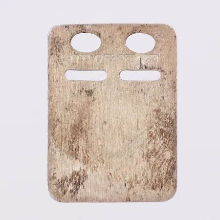 ID-bricka graverad svensk kontroll stämpel 925/1000 silver Vikt: 1,7 g