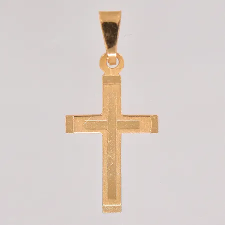 Hänge kors 26x12mm 18K Vikt: 0,6 g