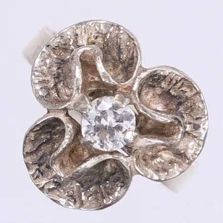 Ring Theresia Hvorslev för MEMA stl:16½ bredd 5-16mm silver 925/1000 Vikt: 4,8 g