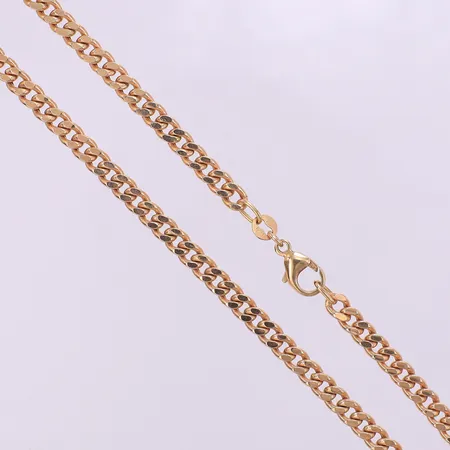 Kedja Pansar längd 50cm bredd 4,3mm. 18K  Vikt: 15 g