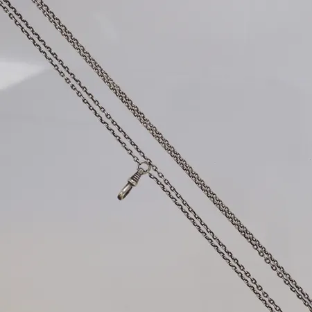 Klockkedja längd ca 75cm, bredd 3,4mm, 830/1000 silver Vikt: 15,5 g