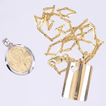 Diverse defekt guld 14K Vikt: 7,7 g