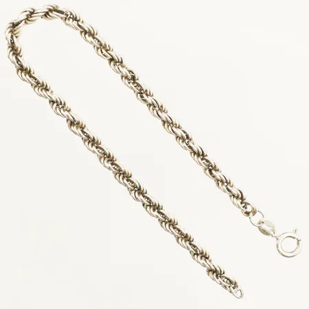 Armband Cordell längd 19,5cm bredd 3,9mm defekt låsögla silver 925/1000 Vikt: 5 g