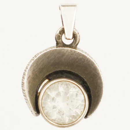Hänge med bergkristall Karl Laine Finnfeeling Ø12,8mm silver 925/1000 Vikt: 2 g