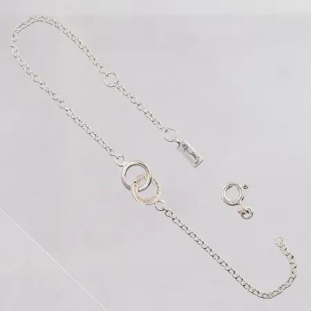 Armband Mini Twosome Efva Attling defekt/av 925/1000 silver Vikt: 2,4 g