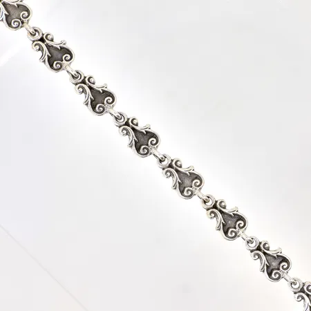 Armband silver längd 20cm, 830/1000 Silver, Vikt: 11,6 g