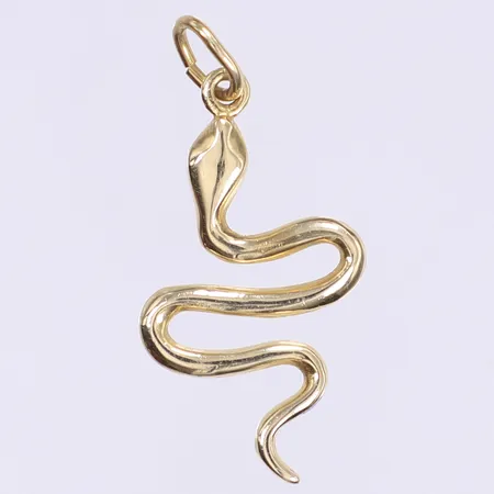Hänge orm 40x20mm 14K  Vikt: 2,7 g