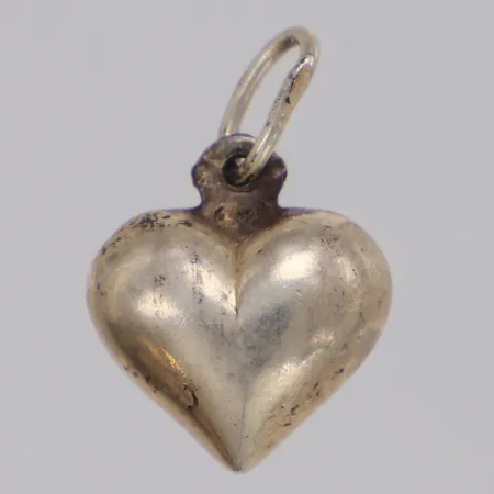 Hänge hjärta, längd 18mm, bredd 12mm, silver 830/1000 Vikt: 1 g