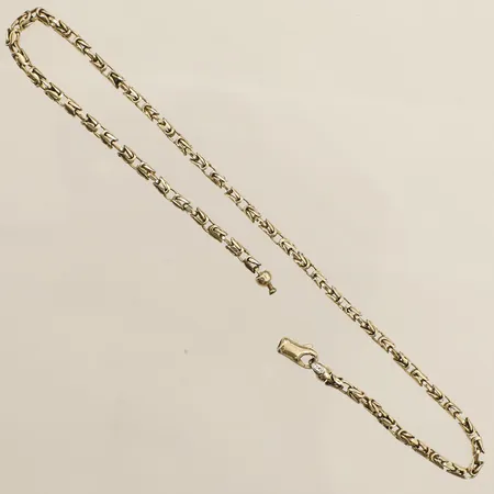Armband kejsarlänk längd ca26,5cm defekt lås 14K Vikt: 8,8 g