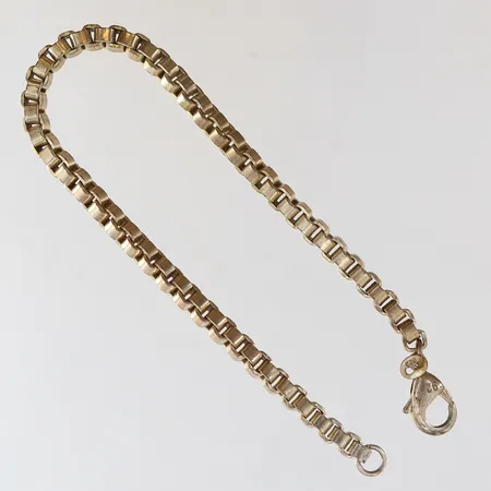 Armband Venezia längd 20,5cm bredd 4mm förgyllt Silver 925/1000. Vikt: 14,1 g