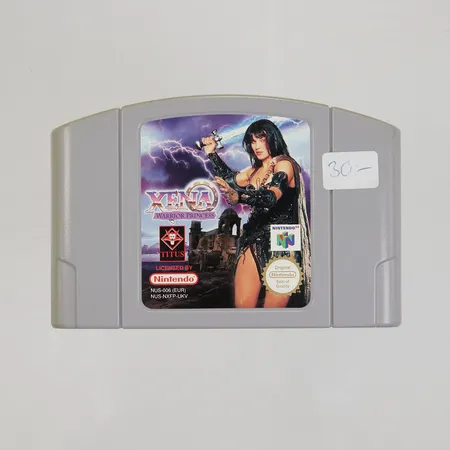 Xena: Warrior Princess, spel till Nintendo 64, inga tillbehör, ej funktionstestad.