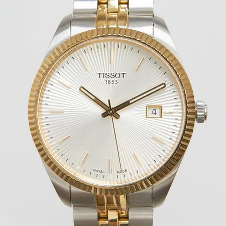 Herrur Tissot Ballade quartz Ø40mm, datum, stål, ref nr: T156410 A, serie nr: 2B3 H3W 6MN, manual, extra länkbitar, box.